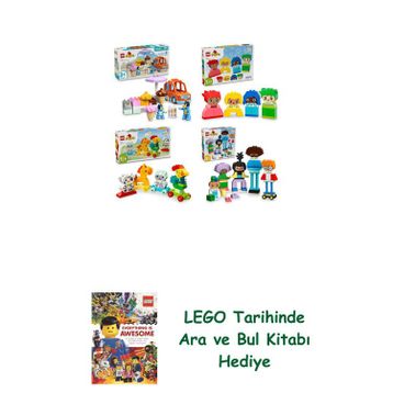 Lego 10458 + 10415 + 10412 + 10423 Duplo Seti 467