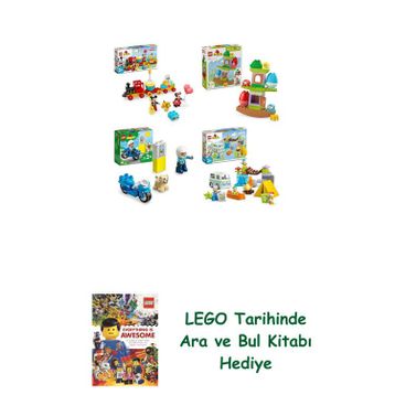 Lego 10941 + 10440 + 10967 + 10997 Duplo Seti 594