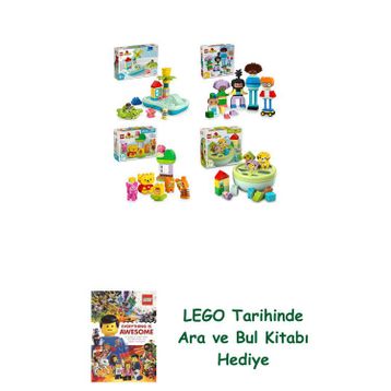 Lego 10989 + 10423 + 10457 + 10441 Duplo Seti 598