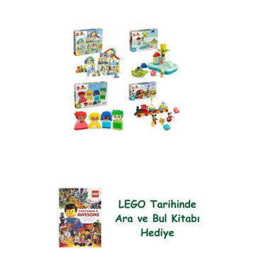 Lego 10994 + 10989 + 10415 + 10941 Duplo Seti 401