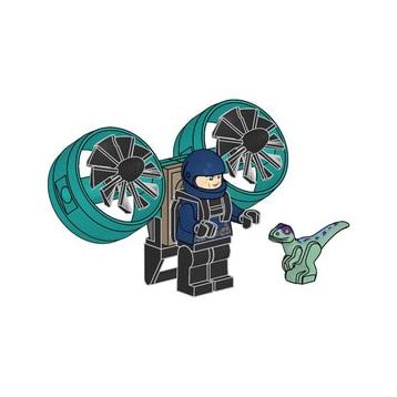 Lego 122505 Jurassic World Ranger With Helipack and Baby Raptor