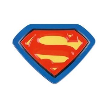 Lego 212504-2 Super Heroes Superman Metal Box Logo Shaped Box Version