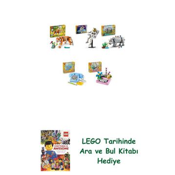 Lego 31129 + 31152 + 31171 + 31174 + 31169 Creator Seti 358