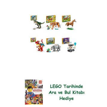Lego 31151 + 31129 + 31166 + 31145 + 31171 + 31164 Creator Seti 492