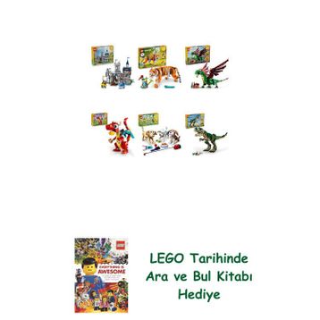 Lego 31168 + 31129 + 31161 + 31145 + 31137 + 31151 Creator Seti 489