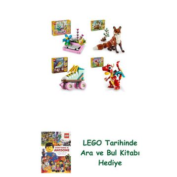 Lego 31169 + 31154 + 31148 + 31145 Creator Seti 292