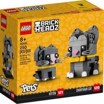 Lego 40441 BrickHeadz Shorthair Cats