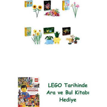 Lego 40524 + 10342 + 40647 + 40747 + 10349 + 10373 Botanicals Seti 421