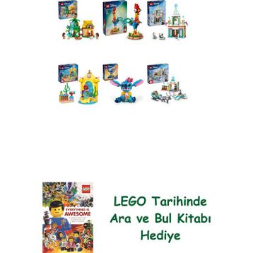 Lego 43260 + 43272 + 43265 + 43235 + 43249 + 43256 Disney Seti 449