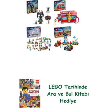 Lego 43262 + 43276 + 43273 + 43264 Disney Seti 210