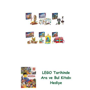 Lego 43270 + 43273 + 43262 + 43258 + 43235 + 43276 Disney Seti 411