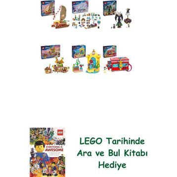 Lego 43270 + 43273 + 43262 + 43258 + 43235 + 43276 Disney Seti 411