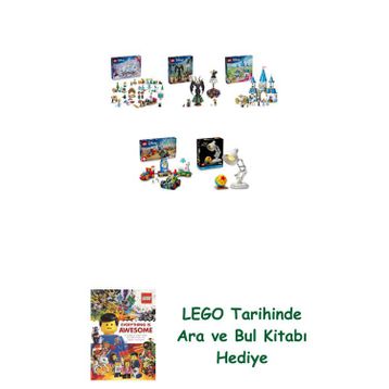 Lego 43273 + 43262 + 43275 + 43264 + 21357 Disney Seti 398