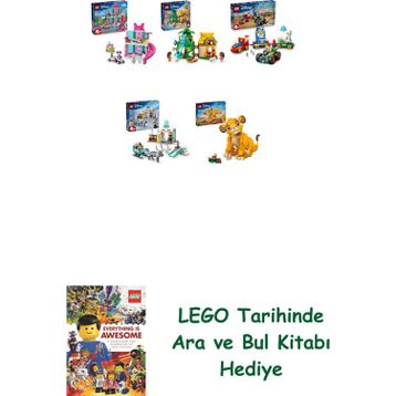 Lego 43274 + 43260 + 43264 + 43256 + 43243 Disney Seti 385