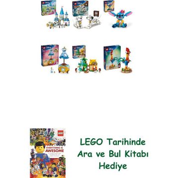 Lego 43275 + 43271 + 43249 + 43266 + 43260 + 43272 Disney Seti 458