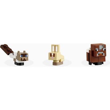 Lego 5701327804026 Minecraft Yavru Moblar Kedi Tavşan ve İnek Orijinal Figürler