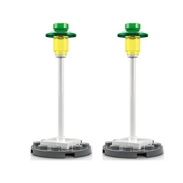 Lego 5701365704021 Marvel Sokak Lambası Çöp Kutusu Balık Kemik Muz Şişe