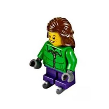 Lego 60063-9 Advent Calendar 2014 City Girl on Ice Skates Mini Figür