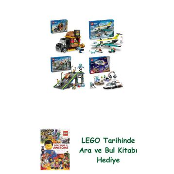 Lego 60404 + 60465 + 60460 + 60429 City Seti 515