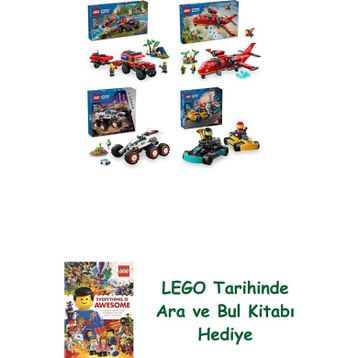 Lego 60412 + 60413 + 60431 + 60400 City Seti 512