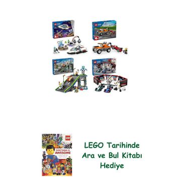 Lego 60429 + 60435 + 60460 + 60444 City Seti 482