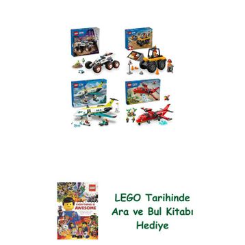 Lego 60431 + 60450 + 60465 + 60413 City Seti 492