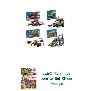 Lego 60443 + 60447 + 60412 + 60460 City Seti 478