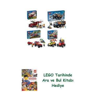 Lego 60454 + 60471 + 60412 + 60458 City Seti 486