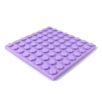 Lego 6395856 Plate Modified 6x6 Flexible Rubber With Stitching Holes