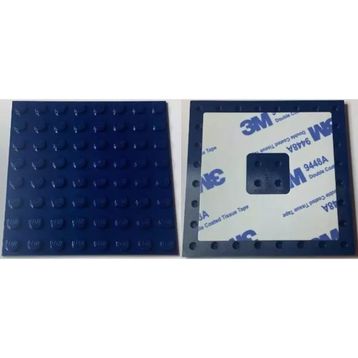 Lego 6396076 Plate Modified 8x8 With Double-Sided Adhesive Tape On Back