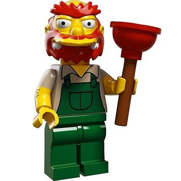 Lego 71009 Groundskeeper Willie Minifigures The Simpsons Series 2 Mini Figür