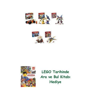 Lego 71780 + 71804 + 71834 + 71848 + 71833 Ninjago Seti 397