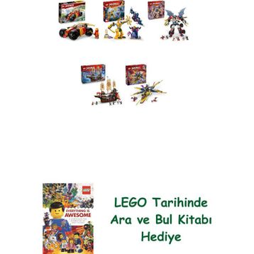 Lego 71780 + 71804 + 71834 + 71848 + 71833 Ninjago Seti 397