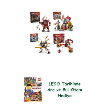 Lego 71846 + 71818 + 71821 + 71830 Ninjago Seti 234
