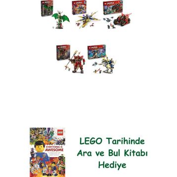 Lego 71847 + 71833 + 71844 + 71846 + 71843 Ninjago Seti 342