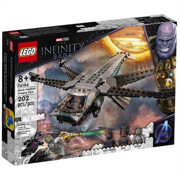 Lego 76186 Marvel Black Panther Ejderha Uçağı