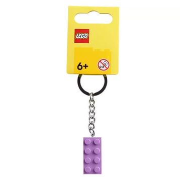 Lego 854304 Orta Lavanta 2x4 Saplamalı Anahtarlık