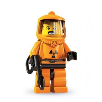 Lego 8804 Seri 4 Minifigür - Hazmat Guy