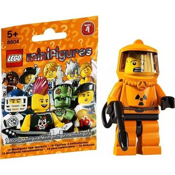 Lego 8804 Seri 4 Minifigür - Hazmat Guy