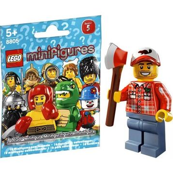 Lego 8805 Seri 5 Lumberjack Minifigür