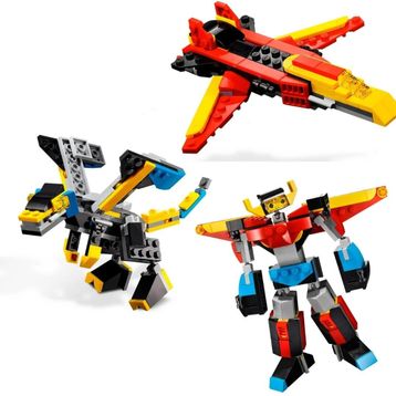 Lego Creator 31124 3'ü 1 Arada Süper Robot