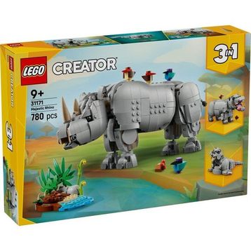 Lego Creator 31171 3'ü 1 Arada Muhteşem Gergedan ile Kuşlar