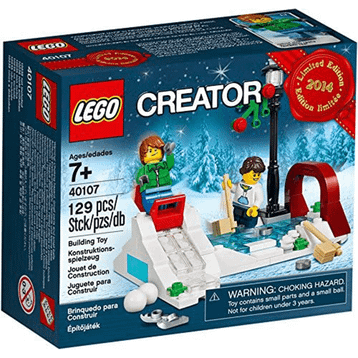 Lego Creator 40107 Seasonal Christmas Winter Skating Scene