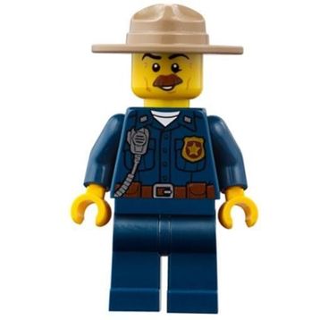Lego CTY0870 Mountain Police Chief Male Minifigür