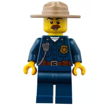 Lego CTY0870 Mountain Police Chief Male Minifigür