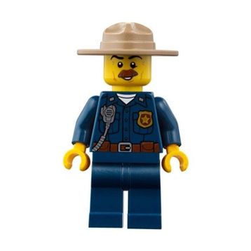 Lego CTY0870 Mountain Police Chief Male Minifigür