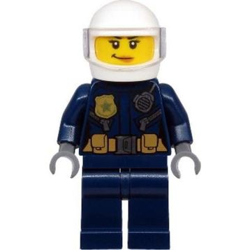 Lego CTY1132 Police Atv Driver Female Mini Figür