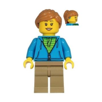Lego CTY1221 Woman Dark Azure Hoodie