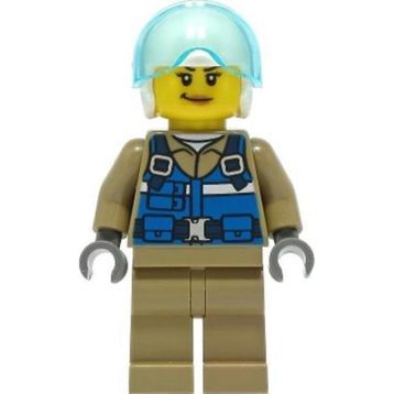 Lego CTY1307 Wildlife Rescue Pilot Female Mini Figür