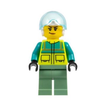 Lego CTY1335 Rescue Helicopter Pilot Female Mini Figür